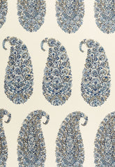 FSchumacher Fabric 173783 Shirala Paisley Delft
