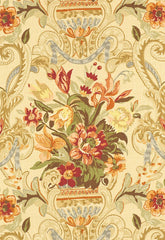 FSchumacher Fabric 173842 Aylesbury Vase Spice