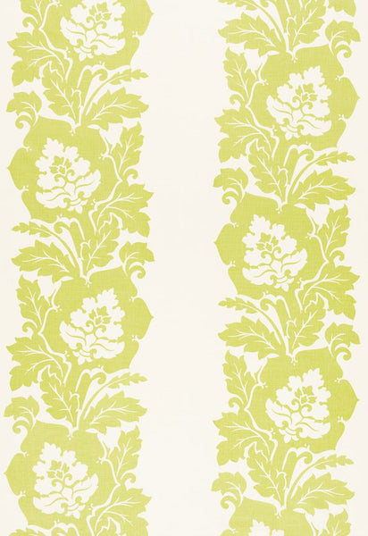 FSchumacher Fabric 173851 Margate Damask Print Apple