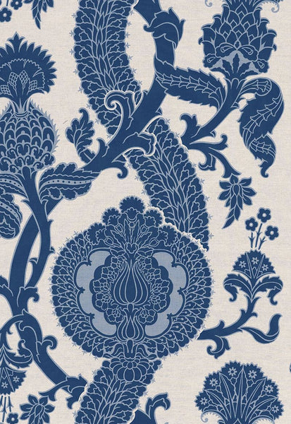 FSchumacher Fabric 173902 Shalkar Indigo