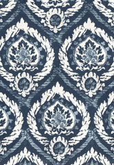 FSchumacher Fabric 173952 Abaza Resist Indigo