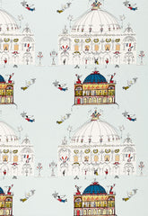 FSchumacher Fabric 174000 Opera Aqua
