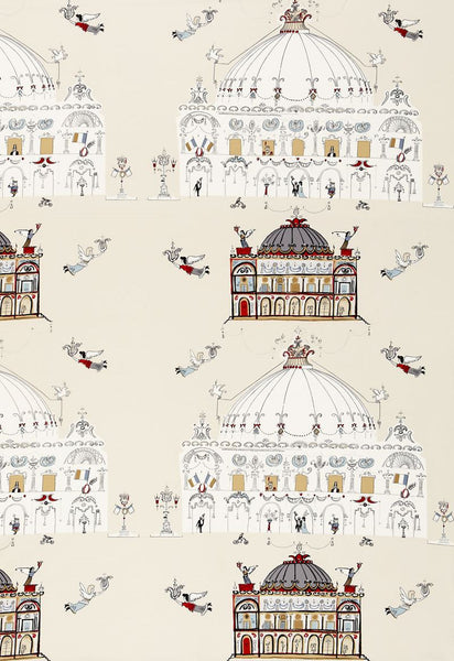FSchumacher Fabric 174001 Opera Natural