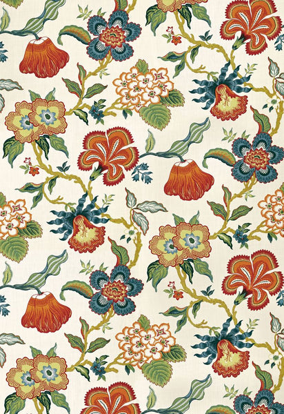 FSchumacher Fabric 174031 Hothouse Flowers Spark