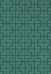 FSchumacher Fabric 174046 Bleecker Peacock