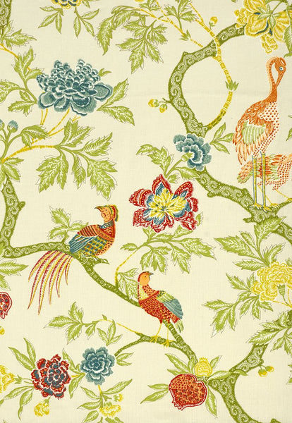FSchumacher Fabric 174080 Arbre Chinois Meadow
