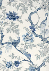 FSchumacher Fabric 174081 Arbre Chinois Porcelain