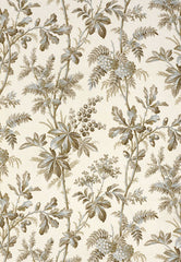FSchumacher Fabric 174111 Brantwood Vine Mineral