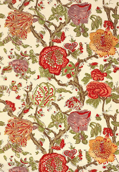 FSchumacher Fabric 174122 Pondicherry Coral