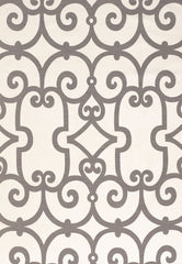 FSchumacher Fabric 174153 Manor Gate Charcoal