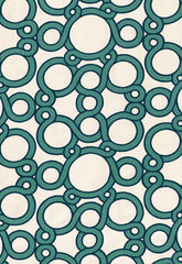 FSchumacher Fabric 174172 Conundrum Peacock
