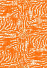 FSchumacher Fabric 174241 Sonriza Print Orange