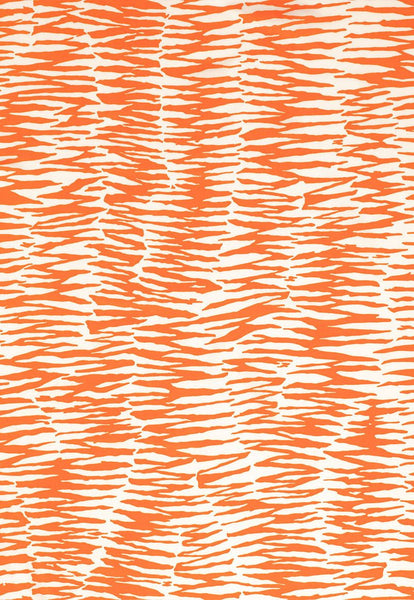 FSchumacher Fabric 174261 Zebra Print Orange