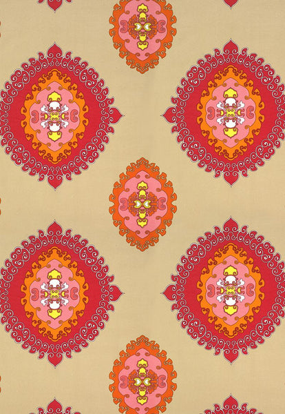 FSchumacher Fabric 174321 Super Paradise Print Punch