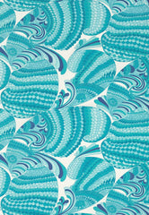 FSchumacher Fabric 174330 Pisces Print Pool