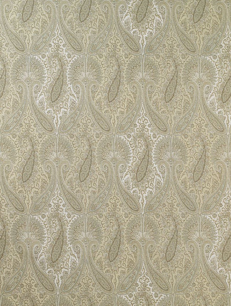 FSchumacher Fabric 174381 Sarawak Paisley Alabaster