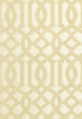 FSchumacher Fabric 174412 Imperial Trellis II Sand, Ivory