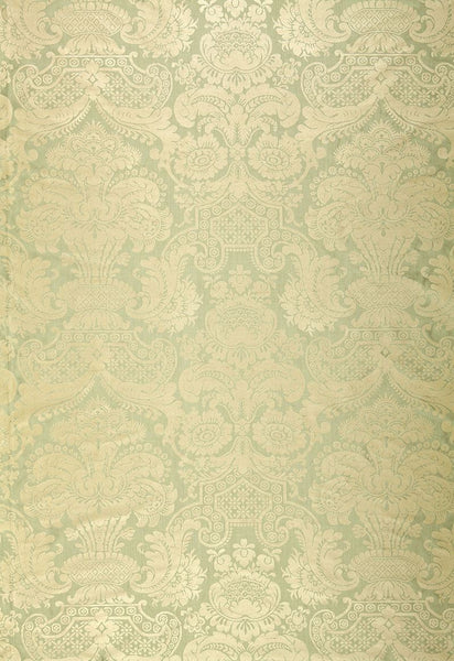 FSchumacher Fabric 174420 Padova Damask Print Sea Glass