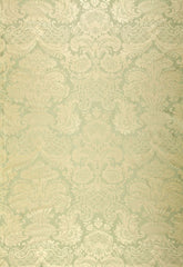 FSchumacher Fabric 174420 Padova Damask Print Sea Glass