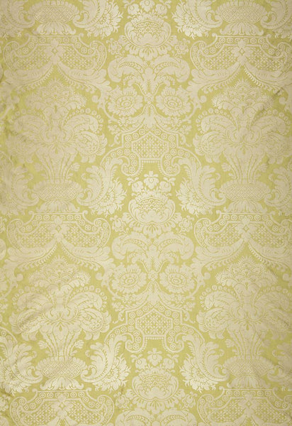 FSchumacher Fabric 174421 Padova Damask Print Celadon