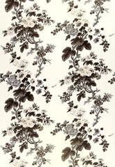 FSchumacher Fabric 174450 Pyne Hollyhock Charcoal