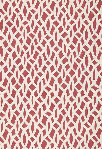 FSchumacher Fabric 174493 Chain Link Cerise