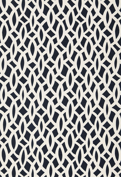 FSchumacher Fabric 174495 Chain Link Navy