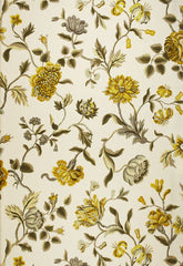 FSchumacher Fabric 174521 Avebury Floral Vine Citrine