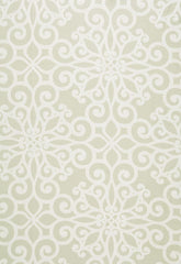 FSchumacher Fabric 174561 Rosegate Embroidered Print Flax