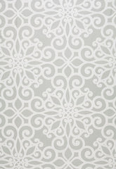 FSchumacher Fabric 174562 Rosegate Embroidered Print Pumice