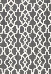 FSchumacher Fabric 174591 Summer Palace Fret Smoke