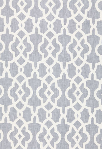 FSchumacher Fabric 174592 Summer Palace Fret Wisteria