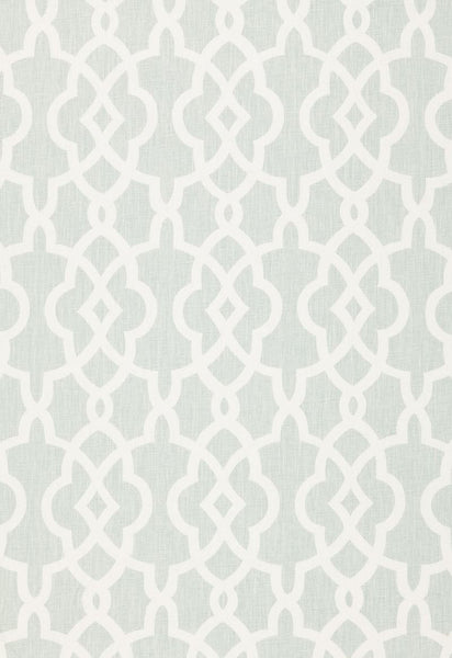 FSchumacher Fabric 174593 Summer Palace Fret Mineral