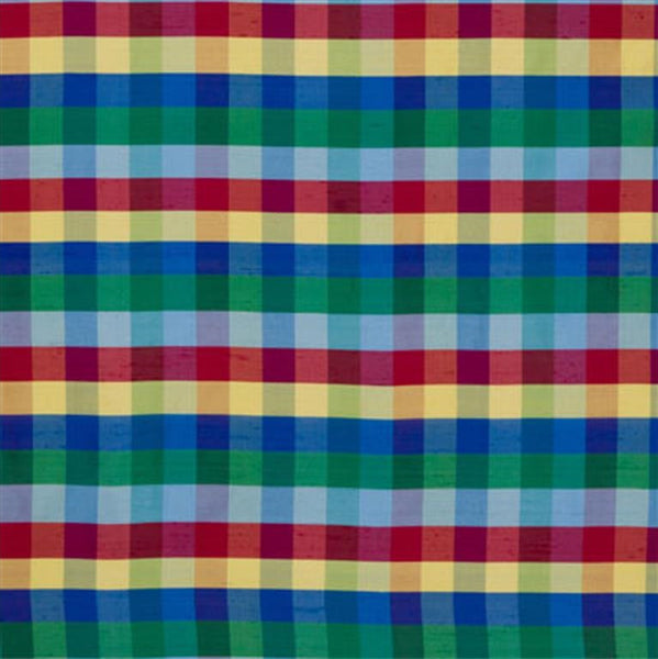 Kravet Couture Fabric 17599.540 Chanti Silk Plaid Stained Glass