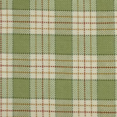 HC Monogram Fabric 190040H-690 Benton Green/Red