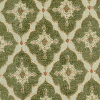 HC Monogram Fabric 190053H-597 Logan Grass