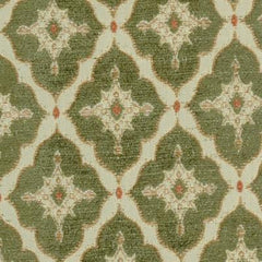 HC Monogram Fabric 190053H-597 Logan Grass