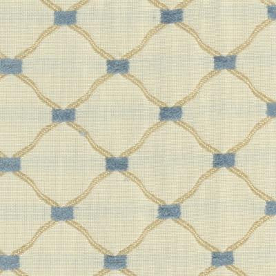HC Monogram Fabric 190059H-542 Everett Blue/Yellow