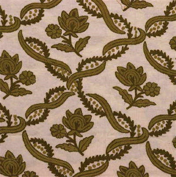 Lee Jofa Fabric 2001142.30 Juliet Crewel Green