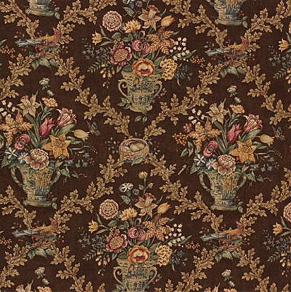 Lee Jofa Fabric 2001162.6 Ashridge Print Brown