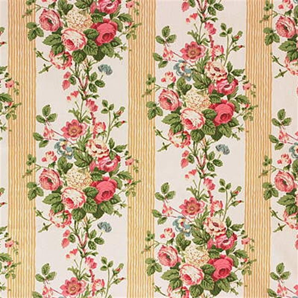 Lee Jofa Fabric 2002100.4 Romsey Print Gold