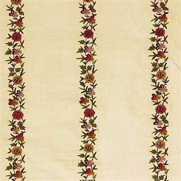 Lee Jofa Fabric 2002116.9 Zoe Embr Stripe Currant