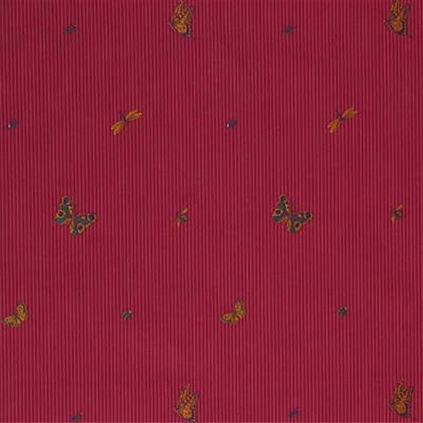 Lee Jofa Fabric 2002118.19 Farfalla Stripe Cherry