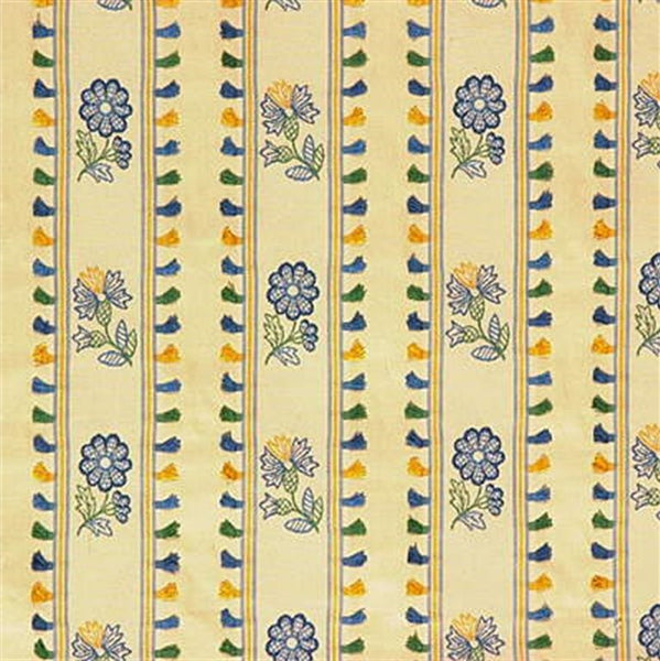 Lee Jofa Fabric 2002147.540 Annabelle Strip Bluebel