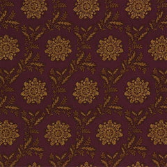 Lee Jofa Fabric 2002154.104 Indigo Rosette Plum &