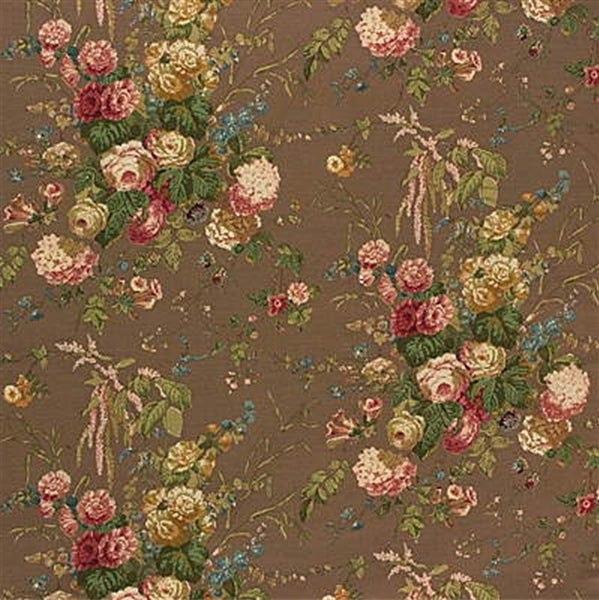 Lee Jofa Fabric 2003101.6 Floral Bouquet Mocha