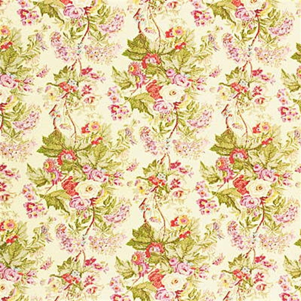 Lee Jofa Fabric 2003183.407 Challis Bouquet Pnk/Maize