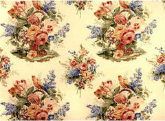 Lee Jofa Fabric 2003219.24 Bouquet Print Buff