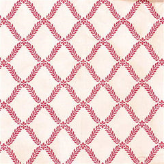 Lee Jofa Fabric 2004017.19 Ainsley Trellis Poppy