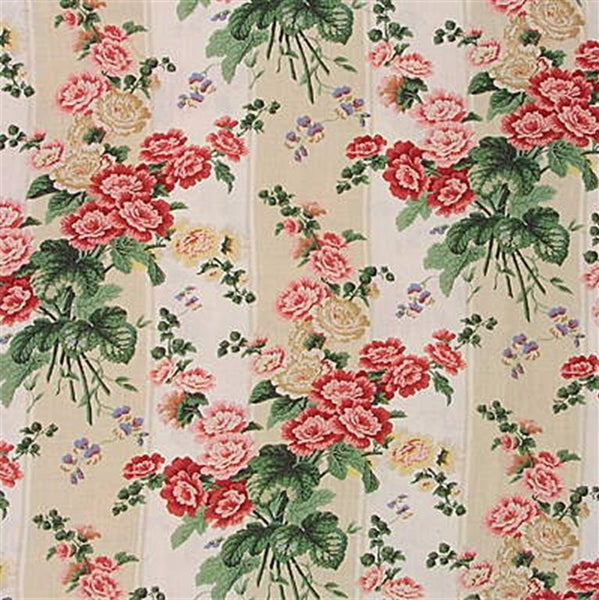 Lee Jofa Fabric 2004094.117 Lavinia Print Maize S